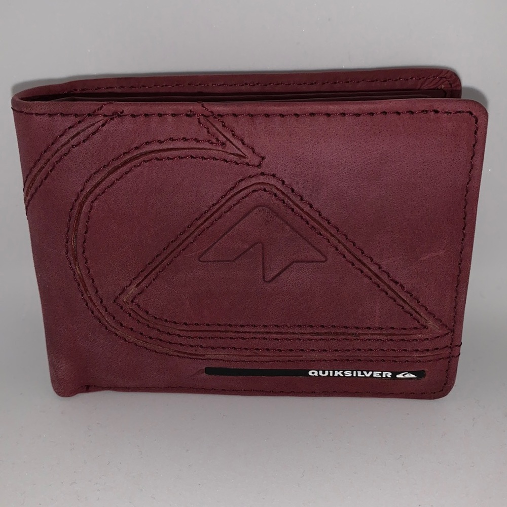 Burgundy Quiksilver wallet